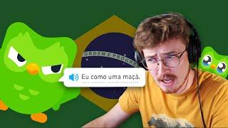 I Tried Speedrunning Duolingo Portuguese but it FRIED My Brain