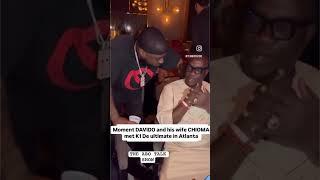 Davido & wife Chioma meets Fuji music Icon King Wasiu Ayinde Marshal in Atlanta.#k1deultimate#davido