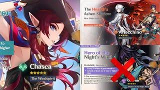 NEW UPDATE!! Chasca's Kit, Ororon & 5.2 BANNERS Speculation (Arlecchino & Venti) - Genshin Impact