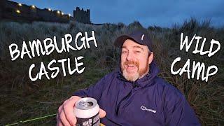 WILD CAMPING NEXT TO AN 11TH CENTURY CASTLE | Bamburgh Castle, Northumberland