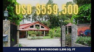 FABULOUS ESTATE HOME PLUS RANCHO FOR SALE RIGHT IN DOWNTOWN BOQUETE, CHIRIQUÍ!