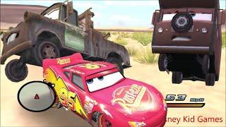 Disney Pixars Cars Movie Game - Crash Mcqueen 378 - Close Up With Mater And Arvy