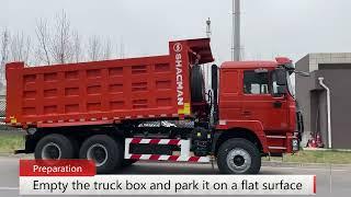 SHACMAN Series Video 18: Function Evaluation of Lifting SHACMAN F3000 Dump Truck