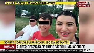 ROMANIA LA RAPORT, cu Andreea Cretulescu, 18.11.2024 Soarta copiilor lui Prigoana, decizia instantei