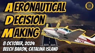 Catalina Island Baron Crash 8 Oct 2024