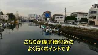 【釣り場情報】堀割川 磯子橋バス停付近【ハゼ釣り調査隊 Goby fishing expedition】