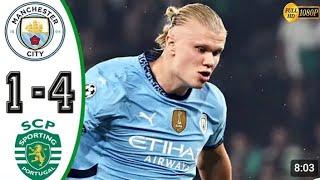 Sporting CP vs Manchester City | Champions League Highlights & All Goals – Epic Battle in Lisbon!