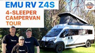 Emu RV Z4S Campervan Tour / 4 Person Campervan / Fiat Motorhome / Van Life Australia / Big Lap Van