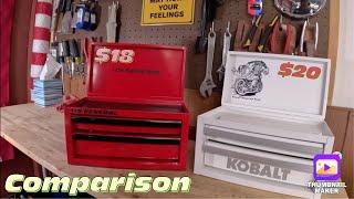 Mini Toolbox Battle, US General vs. Kobalt, Comparison video