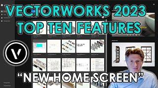 Vectorworks 2023: New Home Screen