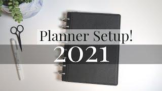 2021 Planner Setup | Work & Personal | Half Letter Discbound System