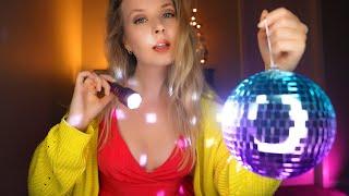 ASMR Shiny experiment Sparkles and tingles  Medical examination  Christmas mood