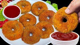 Crispy Potato Dounuts  Recipe | Ramzan Special Recipe | Potato Snacks | Aloo Donuts Recipe