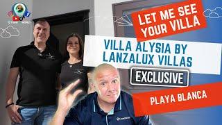 IT WAS A SHOCK! Exclusive First Look: Refurbished Villa Alysia in Playa Blanca by Lanzalux Villas