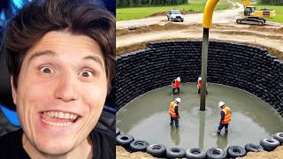 Paluten REAGIERT auf Geniale Bauarbeiter, die auf einem anderen Level sind