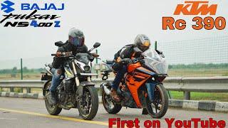 2024 Bajaj Pulsar Ns400z vs Ktm Rc390 (gen3) || Long Race || Ishke aage yeh bike bekar h 