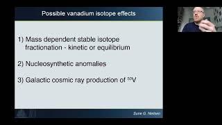 Sune Nielsen(Woods Hole Oceanographic Institution)The vanadium isotope composition of Mars: implicat