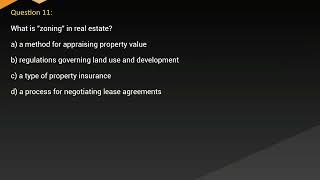 Missouri Real Estate Salesperson Exam Free Practice Questions 1