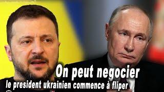 Ukraine sent que le vent tourne aux États-Unis, Zelensky voudrait négocier la Russie ou Poutine