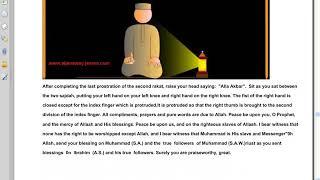 How to perform prayers part 2