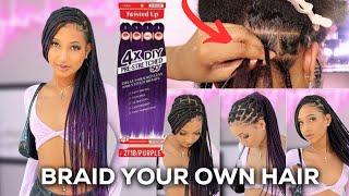 How To Do Knotless Box Braids On Yourself  | Tips & Tricks For Doing Your Own Hair | Very Detailed