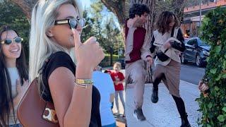 Good  Bushman PRANK!!! View of Lake Garda BEST REACTIONS!!!!