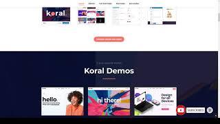 Koral - Multi-Concept WordPress Theme unique modern Build Website