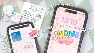 how i use my iphone 14 pro as an artist ft. Notes app, new icons!