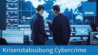 Krisenstabsübung Cybercrime