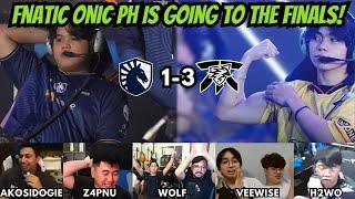 Fnatic Onic Philippines IS GOING TO THE M6 FINALS! Pinoy Streamer's Reaction!