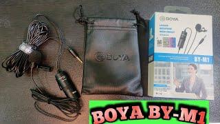 BOYA BY-M1 Best mic under 800rs. with long WIRE  @Udai tech.