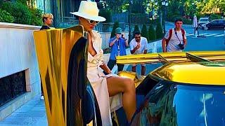 BEST LADIES MONACO 2024 DRIVE SUPERCARS | GLAMOUR RICH LIFESTYLE | Ferrari, Lamborghini, Rolls-Royce