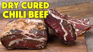 Modern Charcuterie - Dry Cured Chili Beef - Glen And Friends Cooking -  How To Cure Meat At Home