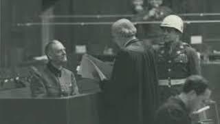 Nuremberg Trial Day 100 (1946) Field Marshal Wilhelm Keitel Direct Dr. Otto Nelte (AM)