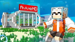AviveHD ERSTE UNTERWASSER BASE renovieren auf der Youtuber Insel Minecraft