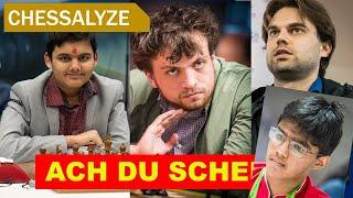 Verdammter Fehlerteufel| Niemann Shankland Mishra | Sharjah Masters 2024 Runde 7 - Endspieldramatik