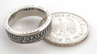 German Coin Ring. Video report.