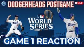 DodgerHeads Postgame: Dodgers get walk-off win in Game 1 of World Series!