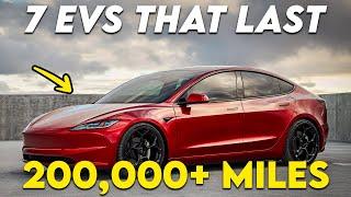 7 Electric Cars That Can Last Over 200,000 Miles OR Even More