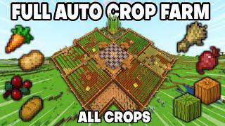 Minecraft Villager Auto Crop Farm - ALL CROPS [Wheat, Carrot, Potatoes, Beetroot, Berries, Melons]