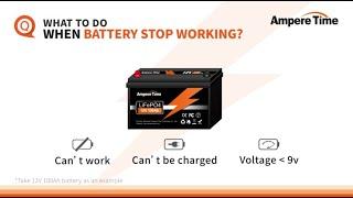 What to do when the Ampere Time battery stop working?