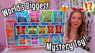 ASMR UNBOXING THE *WORLD'S BIGGEST* MYSTERY TOY!!⁉️L.O.L VENDING MACHINE (50+ SURPRISES!!🫢)