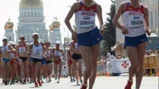 Elena Lashmanova Wins Women's 20km Racewalk Gold Medal, Sets New World Record