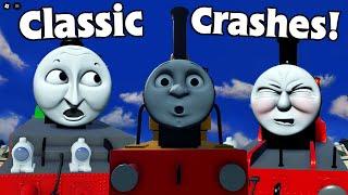 Epic Train Crashes Compilation!  Thomas Roblox Fails and Funny Moments 10 Minutes of Chaos