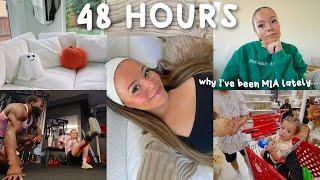 48 hours in my life VLOG: mom life, target fall shopping + parenting is hard…