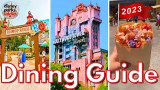 Disney's Hollywood Studios DINING GUIDE - 2023 - All Restaurants & Booths - Walt Disney World