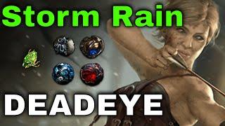 [4 Stone] Storm Rain Deadeye League Start Highlights - Maven Uber Elder Test - [Path of Exile 3.24]