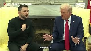 #NoComment Zelenskiy'in Trump ve JD Vance ile Oval Ovis'te yaptığı görüşme gergin anlara sahne oldu