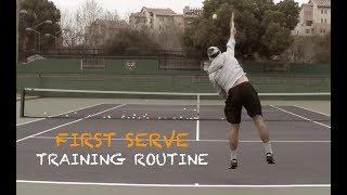 Tennis Serve Warm Up & Training Routine (TENFITMEN - Episode 63)
