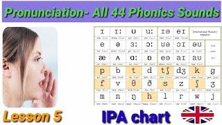 Phonemic Chart S1 :Sounds of English Vowels and Consonants with   phonetic symbols / English Studies